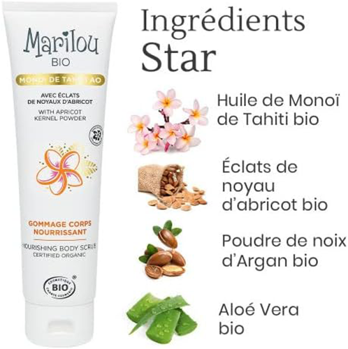 Miniature image article Gommage Monoï Corps Nourrissant Bio, 150 ml